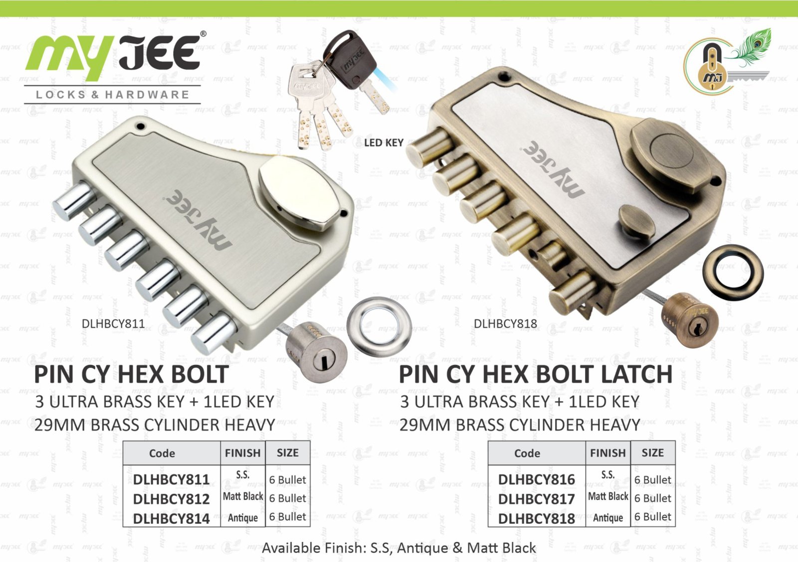 PIN CY HEX BOLT